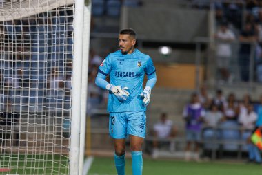 Ricardo Velho, Liga Portekiz maçı sırasında Estadio Algarve 'deki SC Farense ve Sportif CP takımları arasında görüldü (Maciej Rogowski)