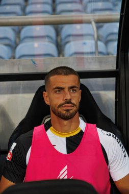 Artur Jorge, Estadio Algarve 'deki SC Farense ve Sporting CP takımları arasında oynanan Liga Portekiz maçı sırasında görüldü (Maciej Rogowski)