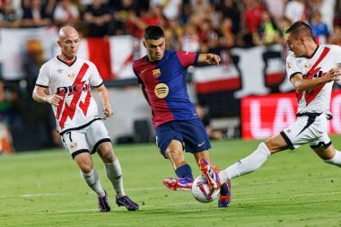 Estadio de Vallecas (Maciej Rogowski) takımları arasında LaLiga EA SPORTS maçı sırasında Rayo Vallecano ve FC Barcelona takımları arasında görüldü.)