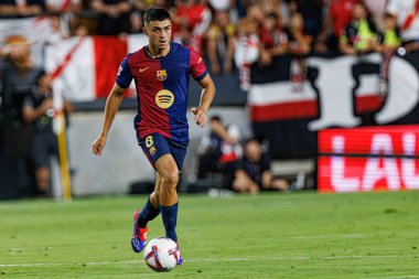Estadio de Vallecas (Maciej Rogowski) takımları arasında LaLiga EA SPORTS maçı sırasında Rayo Vallecano ve FC Barcelona takımları arasında görüldü.)