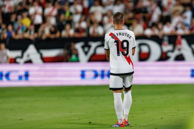 Jorge de Frutos, LaLiga EA SPORTS maçı sırasında Estadio de Vallecas 'ta Rayo Vallecano ve FC Barcelona takımları arasında görüldü (Maciej Rogowski)