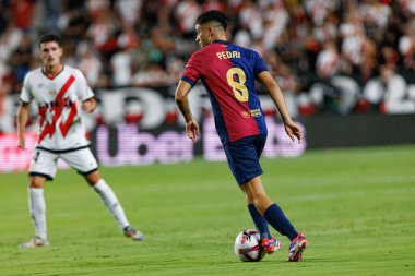 Estadio de Vallecas (Maciej Rogowski) takımları arasında LaLiga EA SPORTS maçı sırasında Rayo Vallecano ve FC Barcelona takımları arasında görüldü.)