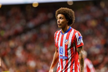 Axel Witsel, Atletico de Madrid ve Estadio Civitas Metropolitano 'daki RCD Espanyol takımları arasında LaLiga EA SPORTS maçı sırasında görüldü.