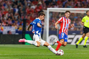 Marash Kumbulla, Atletico de Madrid ve Estadio Civitas Metropolitano 'daki RCD Espanyol takımları arasında LaLiga EA SPORTS maçı sırasında görüldü.