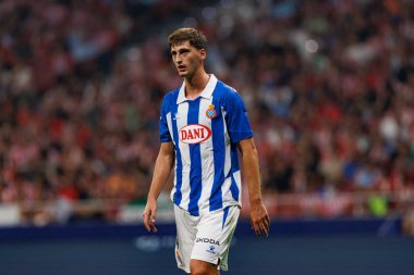 Marash Kumbulla, Atletico de Madrid ve Estadio Civitas Metropolitano 'daki RCD Espanyol takımları arasında LaLiga EA SPORTS maçı sırasında görüldü.