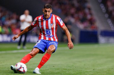 Atletico de Madrid ve Estadio Civitas Metropolitano 'daki RCD Espanyol takımları arasında LaLiga EA SPORTS maçı sırasında görülen Nahuel Molina