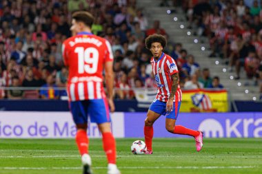 Axel Witsel, Atletico de Madrid ve Estadio Civitas Metropolitano 'daki RCD Espanyol takımları arasında LaLiga EA SPORTS maçı sırasında görüldü.