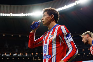 Rodrigo Riquelme LaLiga EA SPORTS maçı sırasında Estadio Civitas Metropolitano 'da Atletico de Madrid ve RCD Espanyol takımları arasında görüldü.