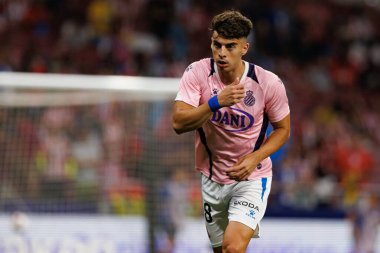 Alvaro Aguado, Atletico de Madrid ve Estadio Civitas Metropolitano 'daki RCD Espanyol takımları arasında LaLiga EA SPORTS maçı sırasında görüldü.