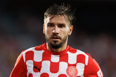 Estadi Montilivi 'deki Girona FC ve CA Osasuna takımları arasında oynanan LaLiga EA SPORTS maçı sırasında görüldü (Maciej Rogowski)