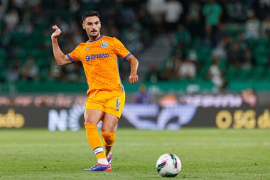Estadio Jose Alvalade 'deki (Maciej Rogowski) Sporting CP ve FC Porto takımları arasında oynanan Liga Portekiz maçı sırasında Stephen Eustaquio)