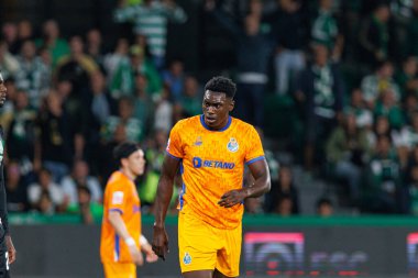 Estadio Jose Alvalade 'deki (Maciej Rogowski) Sporting CP ve FC Porto takımları arasında oynanan Liga Portekiz maçı sırasında Samuel Omorodion)
