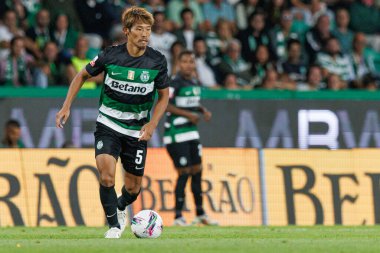 Estadio Jose Alvalade 'deki (Maciej Rogowski) Sporting CP ve FC Porto takımları arasında oynanan Liga Portekiz maçı sırasında Hidemasa Morita)