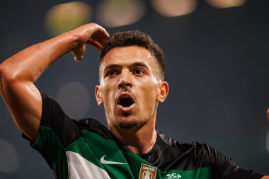 Pedro Goncalf, Liga Portekiz maçı sırasında Estadio Jose Alvalade 'de (Maciej Rogowski)