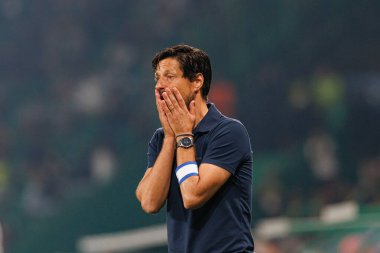 Estadio Jose Alvalade 'deki (Maciej Rogowski) Sporting CP ve FC Porto takımları arasında oynanan Liga Portekiz maçı sırasında Vitor Bruno)