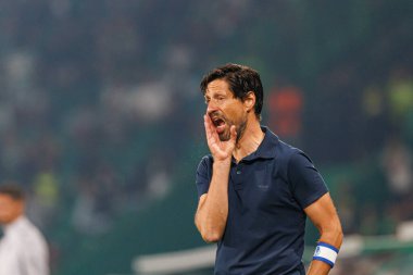Estadio Jose Alvalade 'deki (Maciej Rogowski) Sporting CP ve FC Porto takımları arasında oynanan Liga Portekiz maçı sırasında Vitor Bruno)