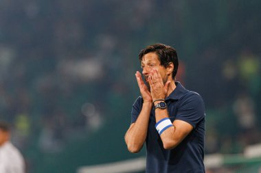 Estadio Jose Alvalade 'deki (Maciej Rogowski) Sporting CP ve FC Porto takımları arasında oynanan Liga Portekiz maçı sırasında Vitor Bruno)
