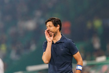 Estadio Jose Alvalade 'deki (Maciej Rogowski) Sporting CP ve FC Porto takımları arasında oynanan Liga Portekiz maçı sırasında Vitor Bruno)