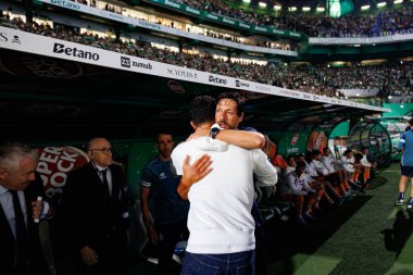 Ruben Amorim, Liga Portekiz maçı sırasında Vitor Bruno Estadio Jose Alvalade 'deki Sporting CP ve FC Porto takımları arasında (Maciej Rogowski)