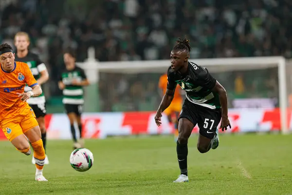 stock image Geovany Quenda  during Liga Portugal game between teams of Sporting CP and FC Porto  at Estadio Jose Alvalade (Maciej Rogowski)