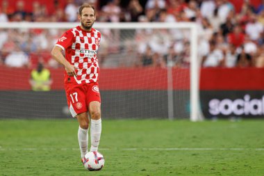 Daley Blind, LaLiga EA SPORTS maçı sırasında Estadio Ramon Sanchez Pizjuan 'da Sevilla FC ve Girona FC takımları arasında görüldü (Maciej Rogowski)