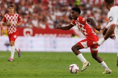 Yaser Asprilla, Sevilla FC ve Girona FC takımları arasında Estadio Ramon Sanchez Pizjuan 'da (Maciej Rogowski)
