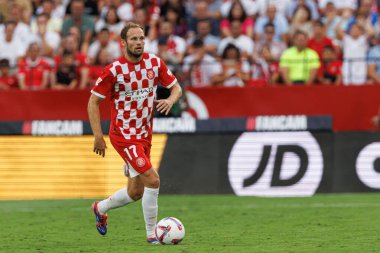 Daley Blind, LaLiga EA SPORTS maçı sırasında Estadio Ramon Sanchez Pizjuan 'da Sevilla FC ve Girona FC takımları arasında görüldü (Maciej Rogowski)