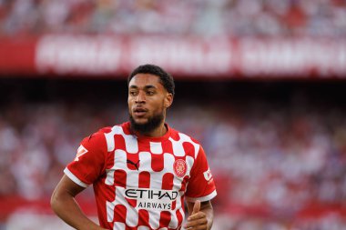 LaLiga EA SPORTS maçında Estadio Ramon Sanchez Pizjuan 'da Sevilla FC ve Girona FC takımları arasında Arnaut Danjuma görüldü (Maciej Rogowski)