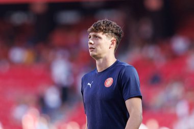 Ladislav Krejci, Sevilla FC ve Girona FC takımları arasında Estadio Ramon Sanchez Pizjuan 'da (Maciej Rogowski)