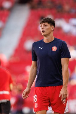 Ladislav Krejci, Sevilla FC ve Girona FC takımları arasında Estadio Ramon Sanchez Pizjuan 'da (Maciej Rogowski)