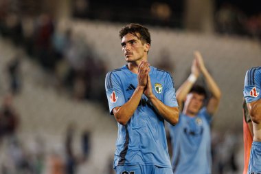 Inigo Cordoba, Estadio Nuevo Arcangel 'deki Cordoba CF ve Burgos CF takımları arasında LaLiga 2 Hypermotion maçı sırasında görüldü (Maciej Rogowski)