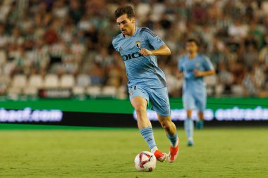 Inigo Cordoba, Estadio Nuevo Arcangel 'deki Cordoba CF ve Burgos CF takımları arasında LaLiga 2 Hypermotion maçı sırasında görüldü (Maciej Rogowski)