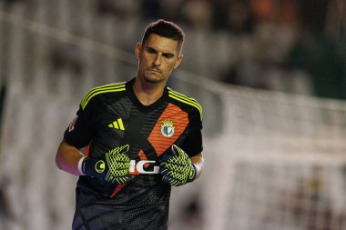 Ander Cantero, Estadio Nuevo Arcangel 'deki Cordoba CF ve Burgos CF takımları arasında LaLiga 2 Hypermotion maçı sırasında görüldü (Maciej Rogowski)