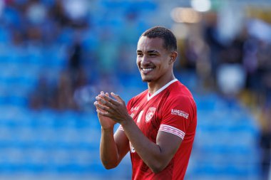 Daniel Borges, Liga Portekiz maçı sırasında Casa Pia AC ve CD Santa Clara takımları arasında Estadio Belediyesi Rio Maior 'da (Maciej Rogowski)