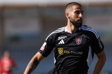 Joao Goulart, Liga Portekiz maçında Estadio Belediyesi Rio Maior 'da Casa Pia AC ve CD Santa Clara takımları arasında görüldü (Maciej Rogowski)