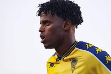 Fabricio Garcia, Liga Portekiz maçı sırasında Estoril Praia ve Gil Vicente FC takımları arasında Estadio Antonio Coimbra da Mota 'da görüldü.