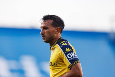 Joao Carvalho, Liga Portekiz maçı sırasında Estoril Praia ve Gil Vicente FC takımları arasında Estadio Antonio Coimbra da Mota 'da görüldü.