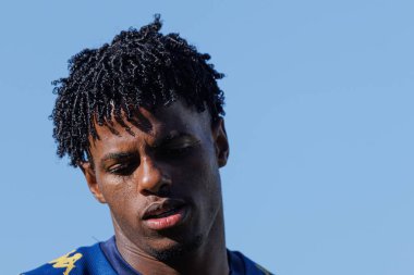 Fabricio Garcia, Liga Portekiz maçı sırasında Estoril Praia ve Gil Vicente FC takımları arasında Estadio Antonio Coimbra da Mota 'da görüldü.