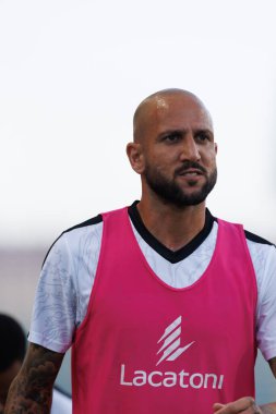 Liga Portekiz maçı sırasında Estadio Algarve 'deki SC Farense ve Sporting CP takımları arasında görüldü (Maciej Rogowski)