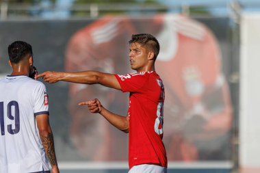 Diogo Prioste seen  during Liga Portugal 2 game between teams of SL Benfica B and SCU Torreense at Benfica Campus clipart