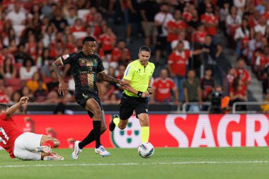 Andre Luiz, Liga Portekiz maçı sırasında Estadio Da Luz 'da SL Benfica ve CF Estrela Amadora takımları arasında görüldü (Maciej Rogowski)
