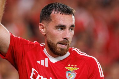 Liga Portekiz maçı sırasında Estadio Da Luz 'da SL Benfica ve CF Estrela Amadora takımları arasında görülen Orkun Kokcu (Maciej Rogowski)