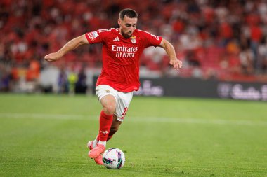 Liga Portekiz maçı sırasında Estadio Da Luz 'da SL Benfica ve CF Estrela Amadora takımları arasında görülen Orkun Kokcu (Maciej Rogowski)