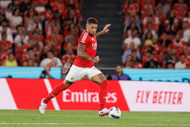 Nicolas Otamendi, Liga Portekiz maçı sırasında Estadio Da Luz 'da SL Benfica ve CF Estrela Amadora takımları arasında görüldü (Maciej Rogowski)