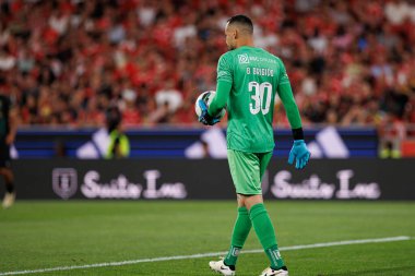 Bruno Brigido, Liga Portekiz maçı sırasında Estadio Da Luz 'da SL Benfica ve CF Estrela Amadora takımları arasında görüldü (Maciej Rogowski)
