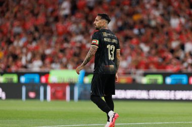 Miguel Lopes, Liga Portekiz maçı sırasında Estadio Da Luz 'da SL Benfica ve CF Estrela Amadora takımları arasında görüldü (Maciej Rogowski)
