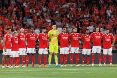 SL Benfica takımı Liga Portekiz maçı sırasında Estadio Da Luz 'da SL Benfica ve CF Estrela Amadora takımları arasında görüldü (Maciej Rogowski)