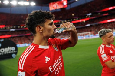 Tomas Araujo, Liga Portekiz maçı sırasında Estadio Da Luz 'da SL Benfica ve CF Estrela Amadora takımları arasında görüldü (Maciej Rogowski)