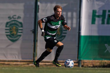 Adam Arvelo, Liga Revelacao maçı sırasında Estadio Aurelio Pereira 'da Sporting CP ve SL Benfica takımları arasında görüldü.