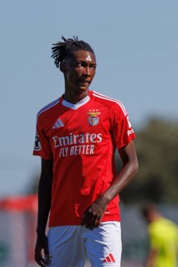 Olivio Tome, Liga Revelacao maçında Estadio Aurelio Pereira 'da Sporting CP ve SL Benfica takımları arasında görüldü.
